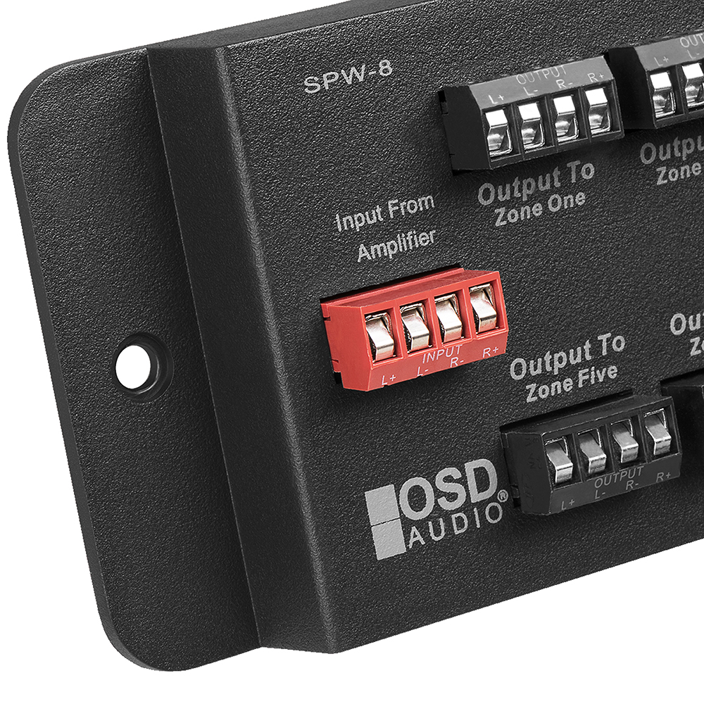 SPW-8 8 Zone Distribution Panel | OSD Audio